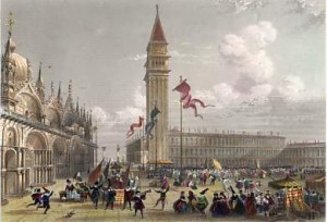 Le Carnaval à Venise 1862 Ch Lalaisse