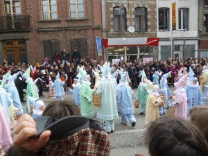 Carnaval de Binche, les Pierrots