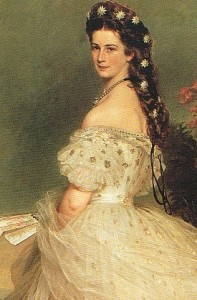 Elisabeth d'Autriche Portrait Winterhalter en 1865