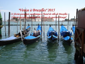 Affiche Venise à Bruxelles