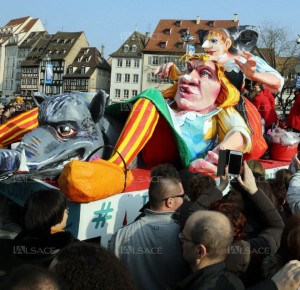 Carnaval de Strasbourg char de la grande région