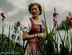 Eva braun en Dirndl