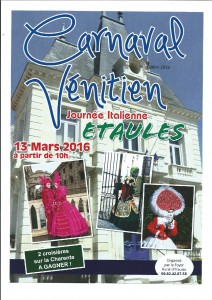 affiche carnaval Etaules c