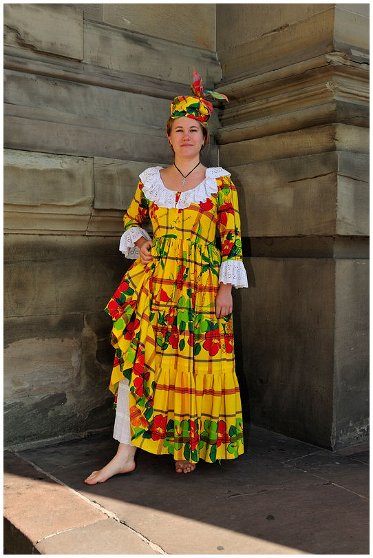 le costume féminin antillais — Atelier la colombe - vente et location de  costumes historiques