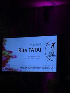 Rita TATAÏ Madame Artisanat d'Alsace 2017