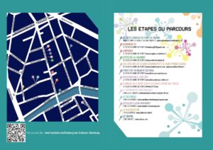 les étapes du parcours artitique Faubourg des créateurs 2018