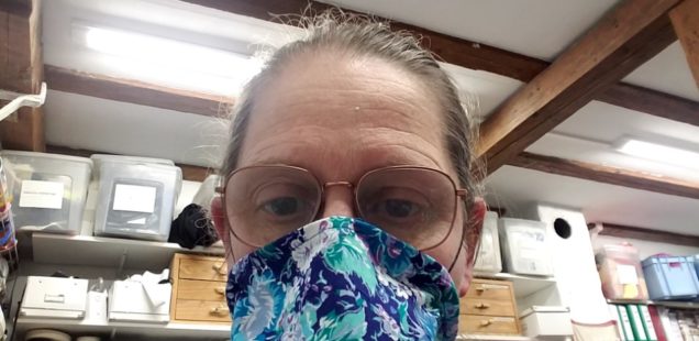 masque barrière bec de canard par l'Atelier la Colombe