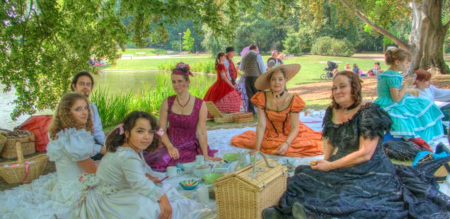 Pique Nique XIX ème à l'Orangerie de Strasbourg