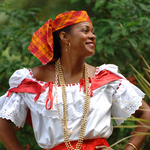 le costume féminin antillais