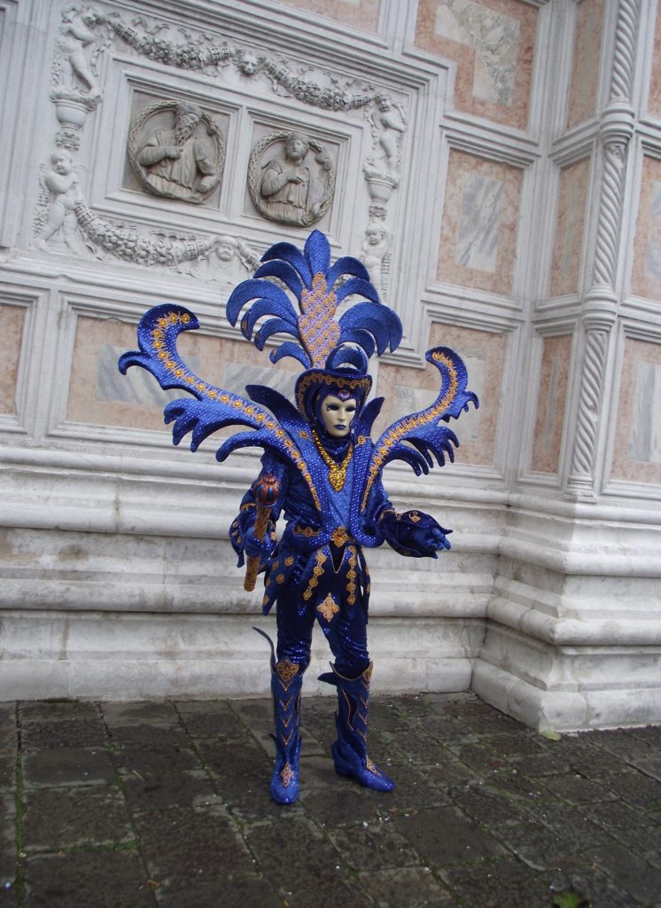 Programme carnaval de Venise 2020, costumés au bord de la lagune